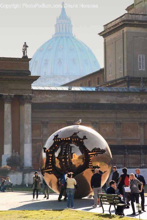 Architecture, Building, Dome, Bench, Bell Tower