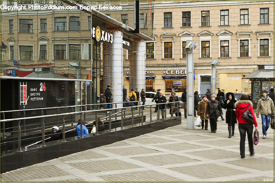 People, Person, Human, Road, Street, Town, Building