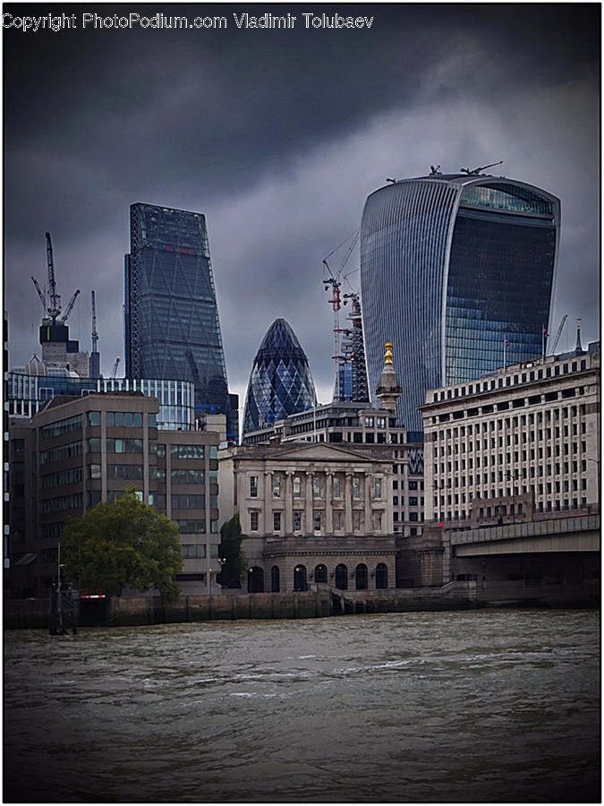 Building, Office Building, City, Town, Urban