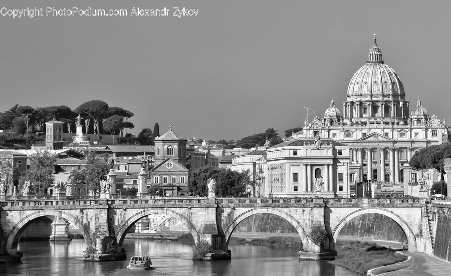Bridge, Building, Arch, Arched, Architecture