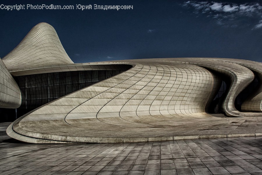 Architecture, Building, Planetarium, Convention Center, Office Building