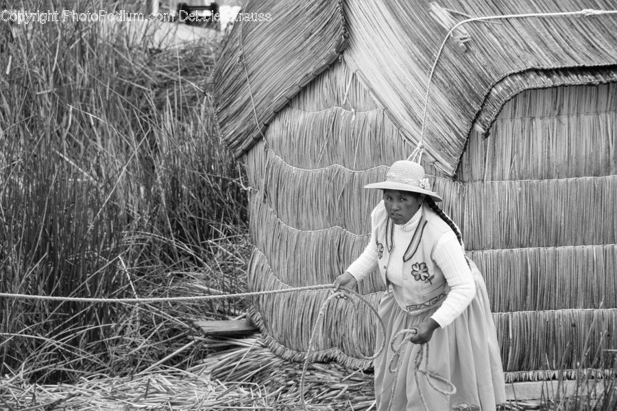Human, People, Person, Worker, Woven