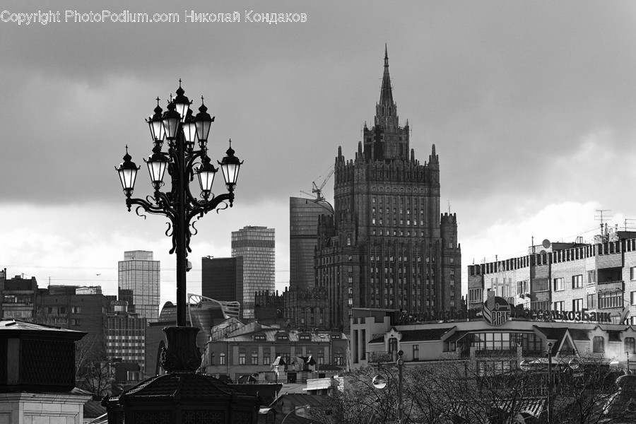 Downtown, Neighborhood, Town, City, Architecture