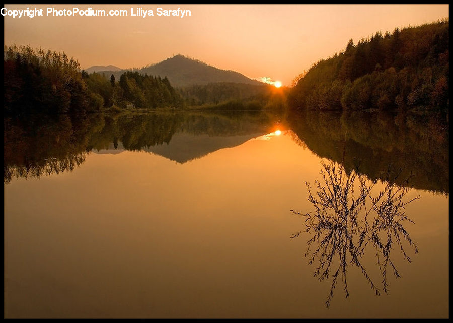 Dawn, Dusk, Sky, Sunrise, Sunset, Flare, Light