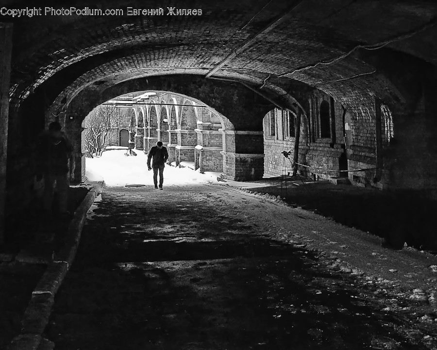 Tunnel, Alley, Alleyway, Road, Street
