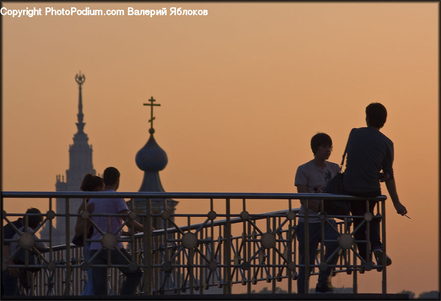 People, Person, Human, Balcony, Bicycle, Bike, Vehicle