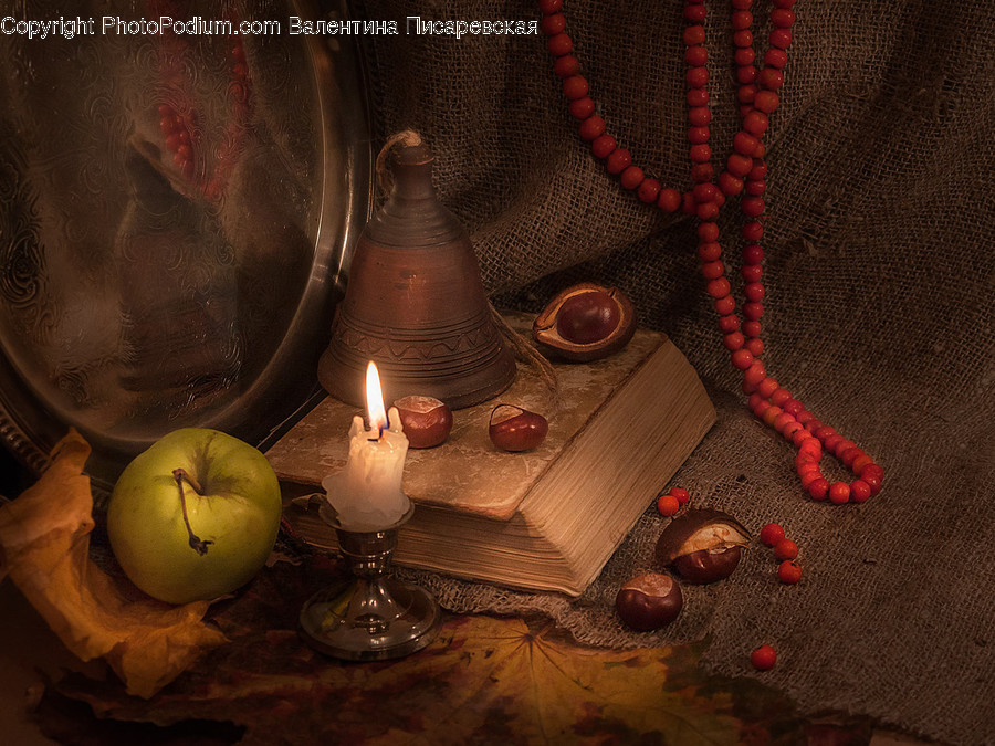 Candle, Glass, Goblet, Lighting, Crypt