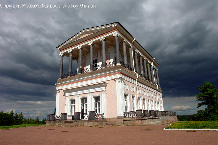 Building, House, Housing, Architecture, Column