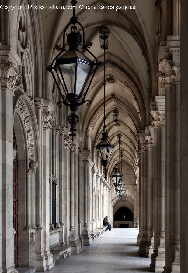 Aisle, Indoors, Architecture, Building, Column