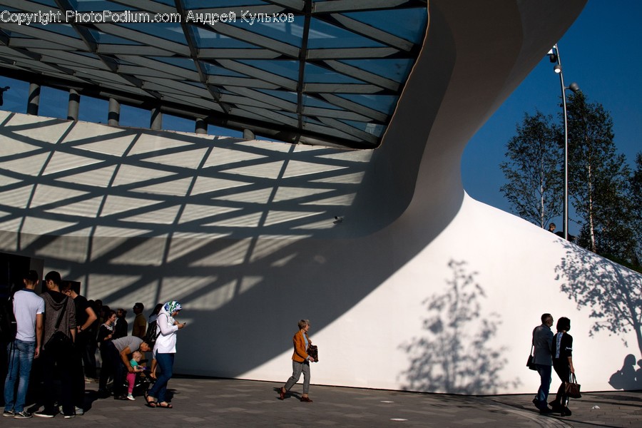 Architecture, Building, Skylight, Window, Human