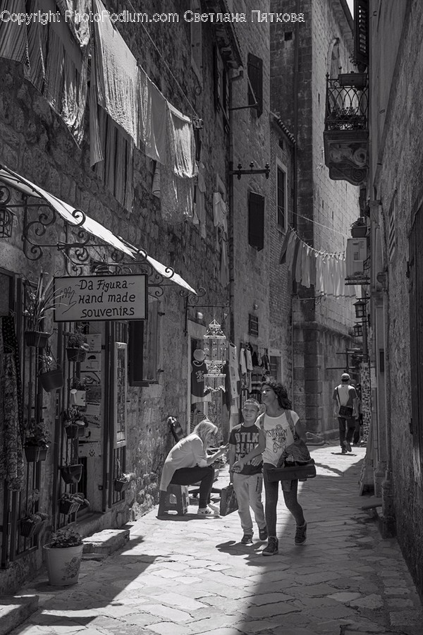 Human, People, Person, Alley, Alleyway