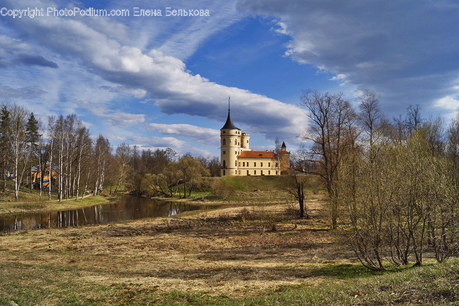 Architecture, Bell Tower, Clock Tower, Tower, Dirt Road