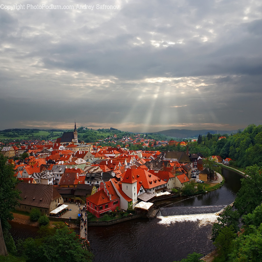 Building, City, Town, Urban, Landscape