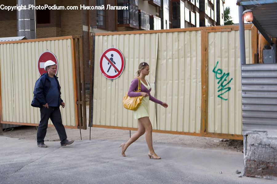 Human, People, Person, Female, Siding, Cabin, Hut