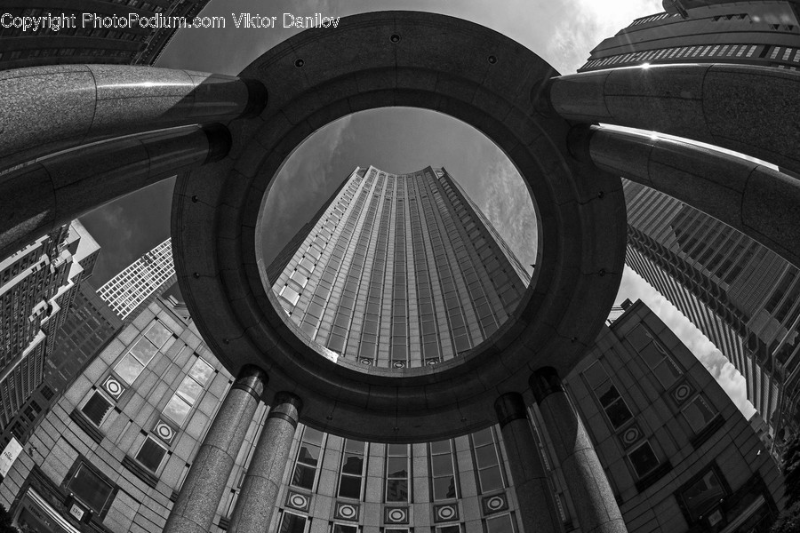 Tire, Architecture, Building, City, High Rise
