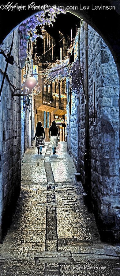 Cobblestone, Path, Pavement, Sidewalk, Walkway