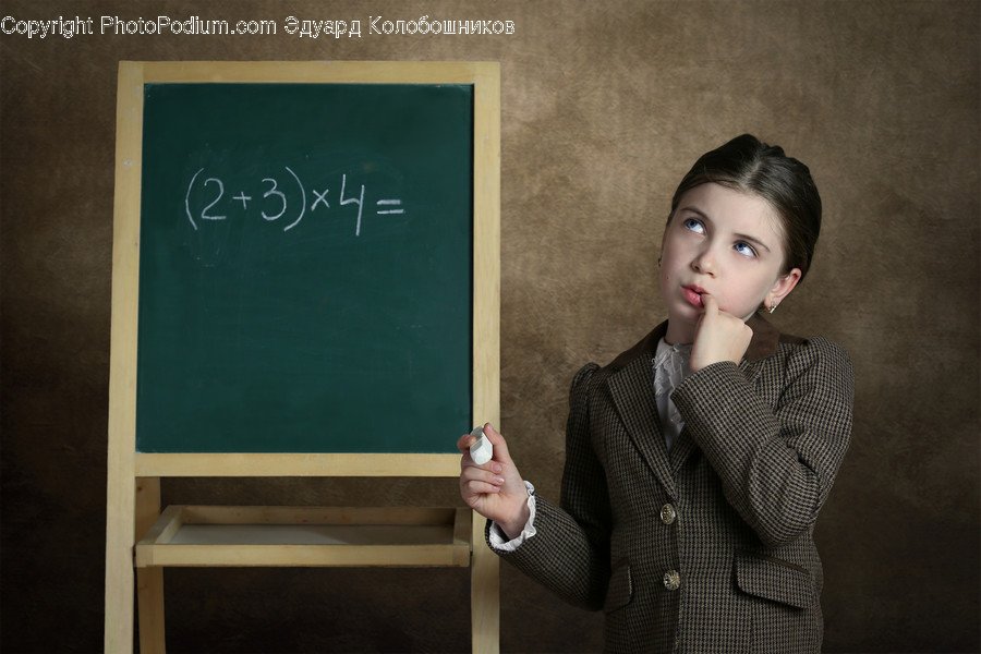Human, People, Person, Blackboard, Clothing