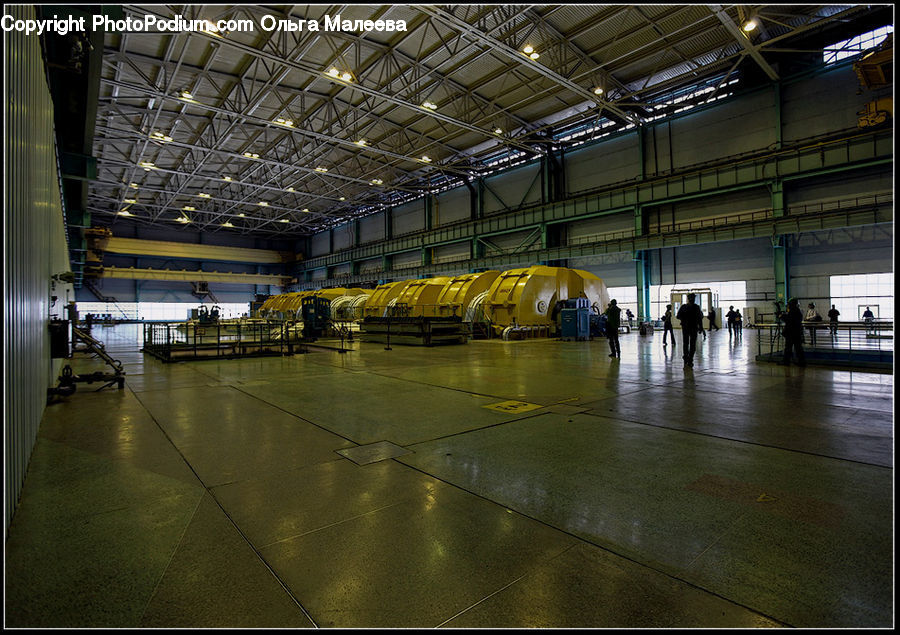 Airport Terminal, Terminal, Train, Vehicle, Factory, Transportation, City