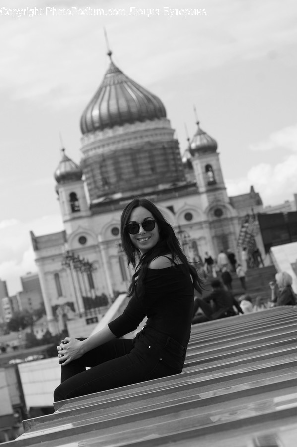 Female, Human, Person, Architecture, Bell Tower