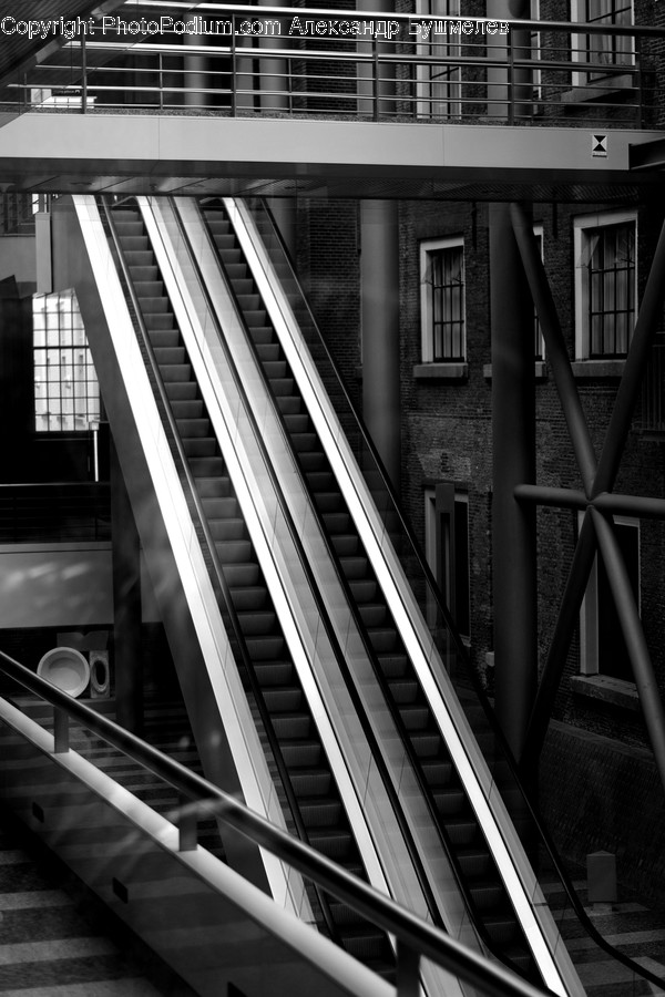 Railing, Brick, Urban, Architecture, Building