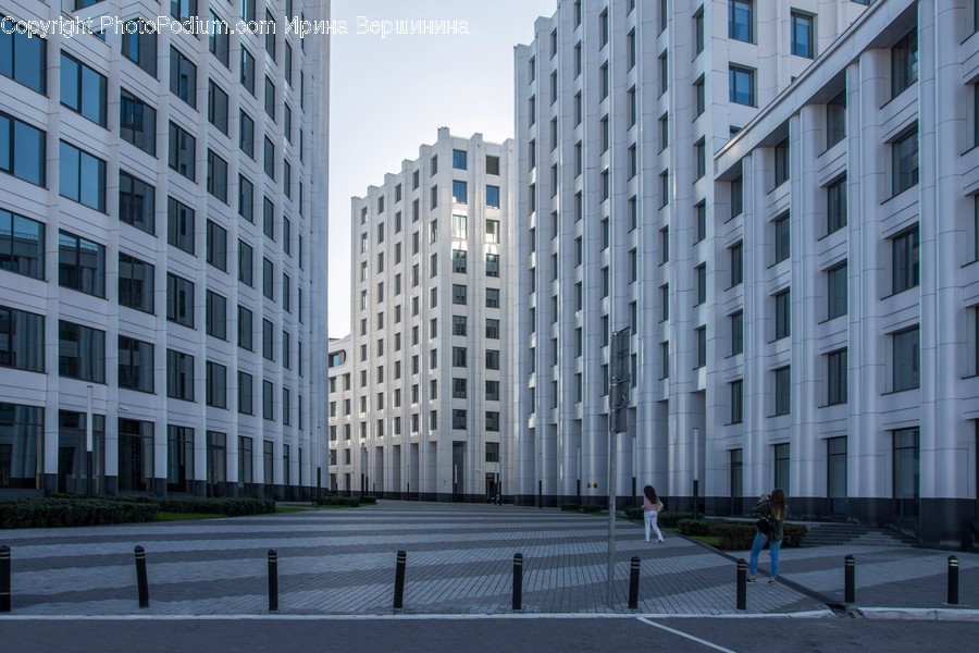 Building, Office Building, City, High Rise, Town