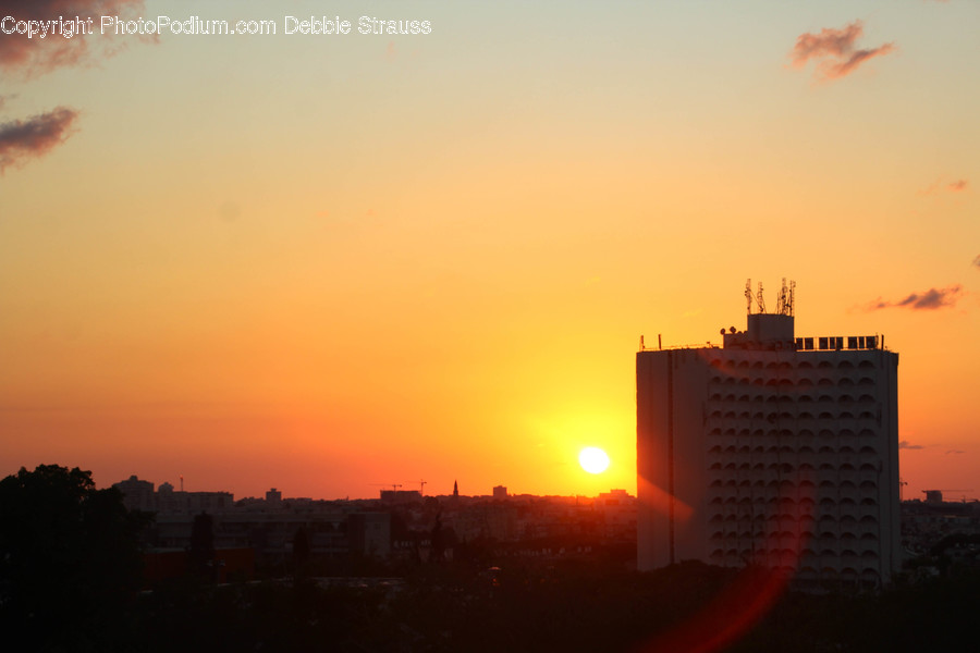 Dawn, Dusk, Nature, Outdoors, Red Sky