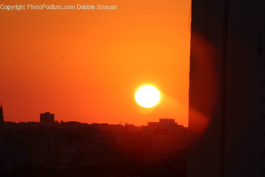 Dawn, Dusk, Nature, Outdoors, Red Sky