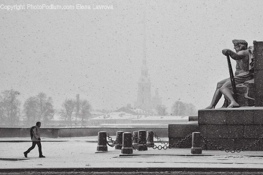 Art, Sculpture, Bench, Architecture, Building