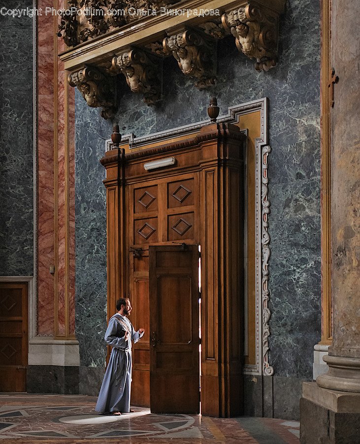 People, Person, Human, Robe, Crypt
