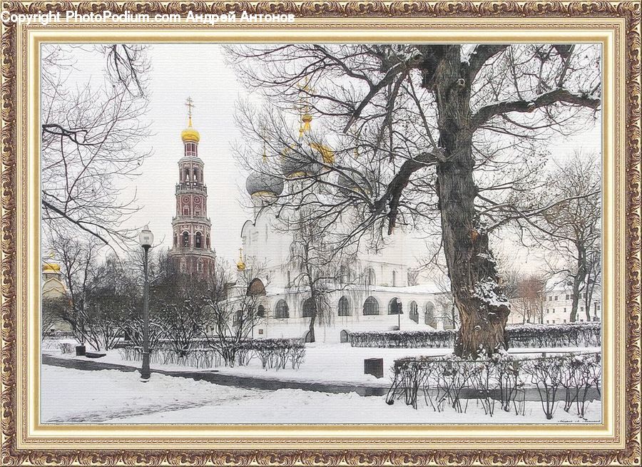 Art, Drawing, Architecture, Mansion, Sketch, Building, Housing