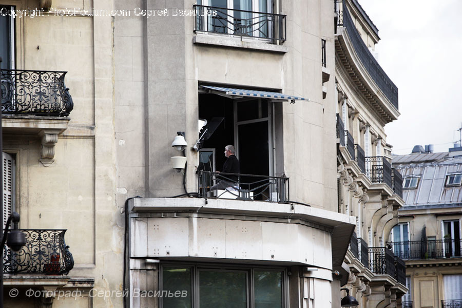Balcony, Architecture, Building, Apartment Building, City