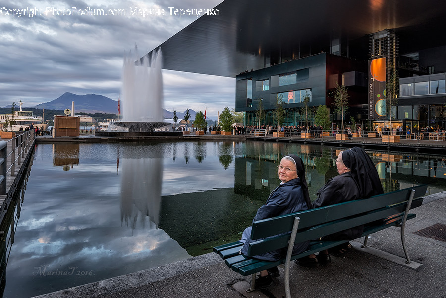 Human, People, Person, Bench, Building