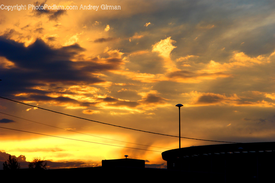 Dawn, Dusk, Nature, Outdoors, Red Sky