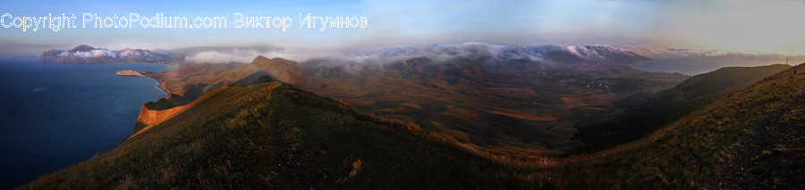 Landscape, Nature, Outdoors, Scenery, Crest