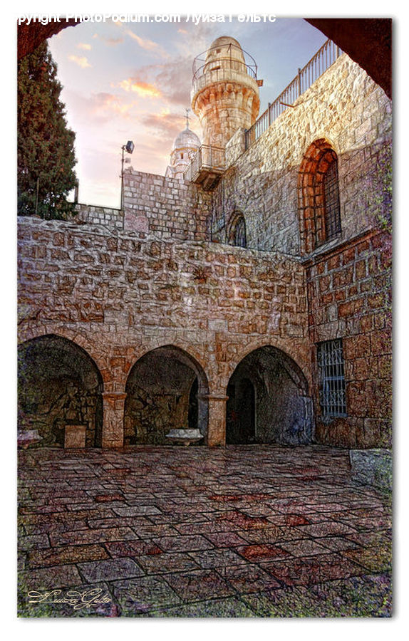 Architecture, Dome, Mosque, Worship, Brick, Castle, Fort
