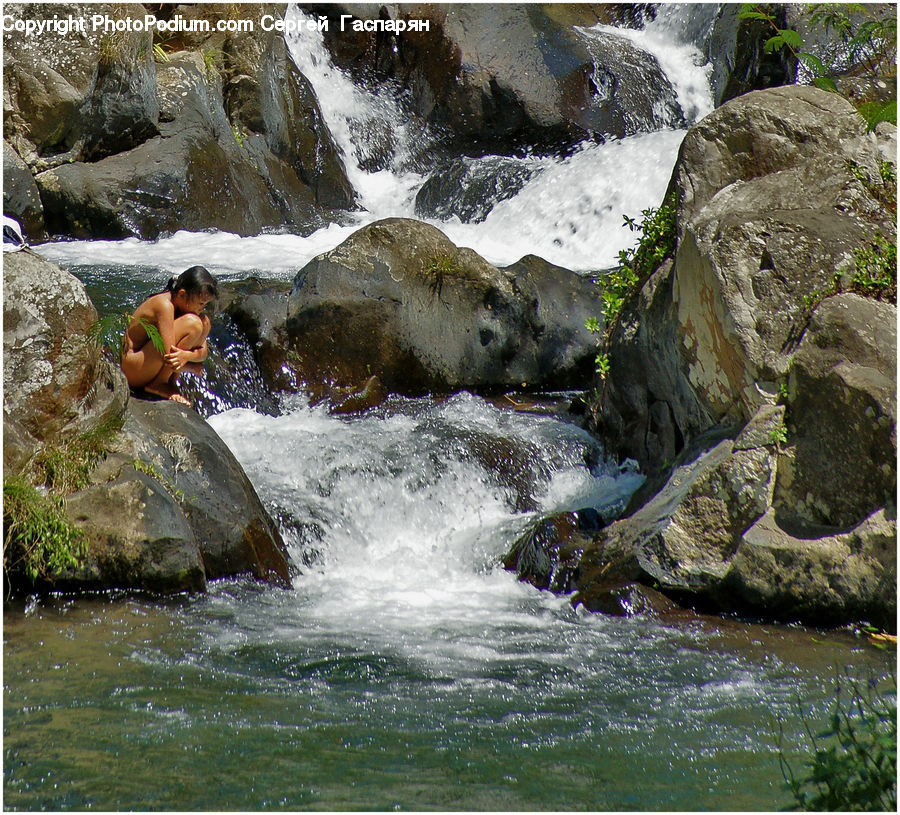 People, Person, Human, Creek, Outdoors, River, Water