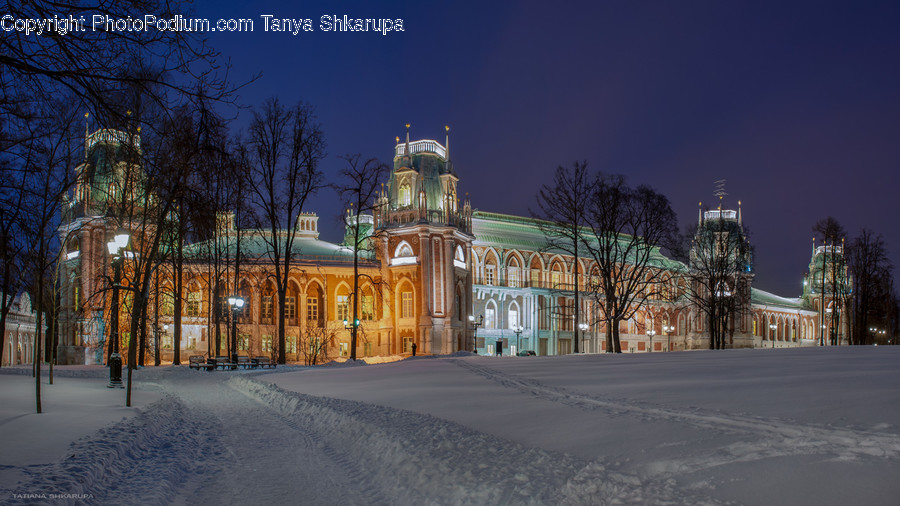 Architecture, Building, City, Downtown, Plaza