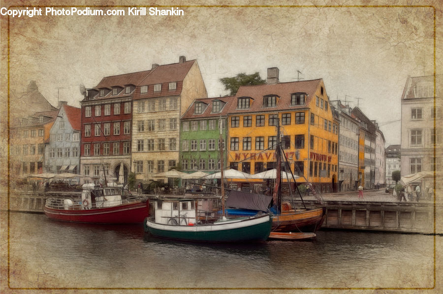 Boat, Watercraft, Gondola, Canal, Outdoors, River, Water