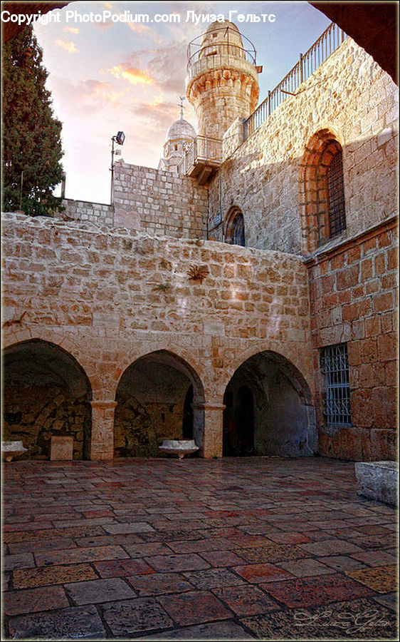 Architecture, Dome, Mosque, Worship, Castle, Fort, Brick