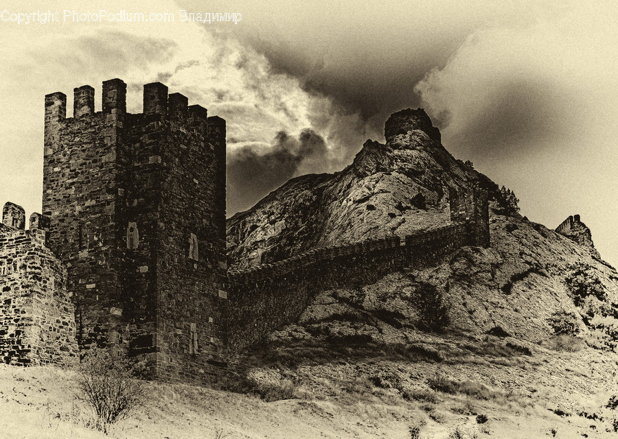 Architecture, Building, Castle, Ruins, Housing