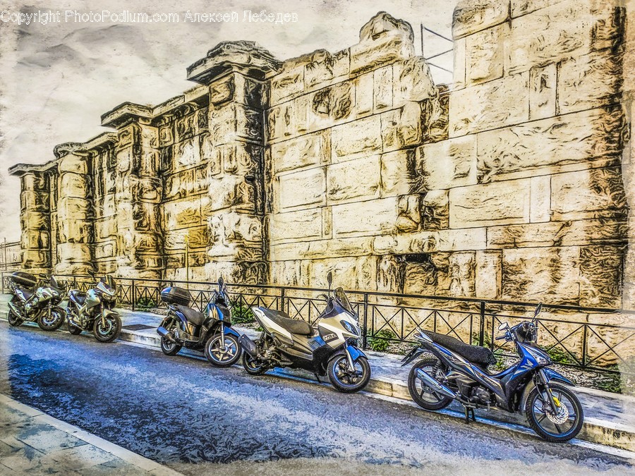 Motorcycle, Transportation, Vehicle, Scooter, Motor Scooter