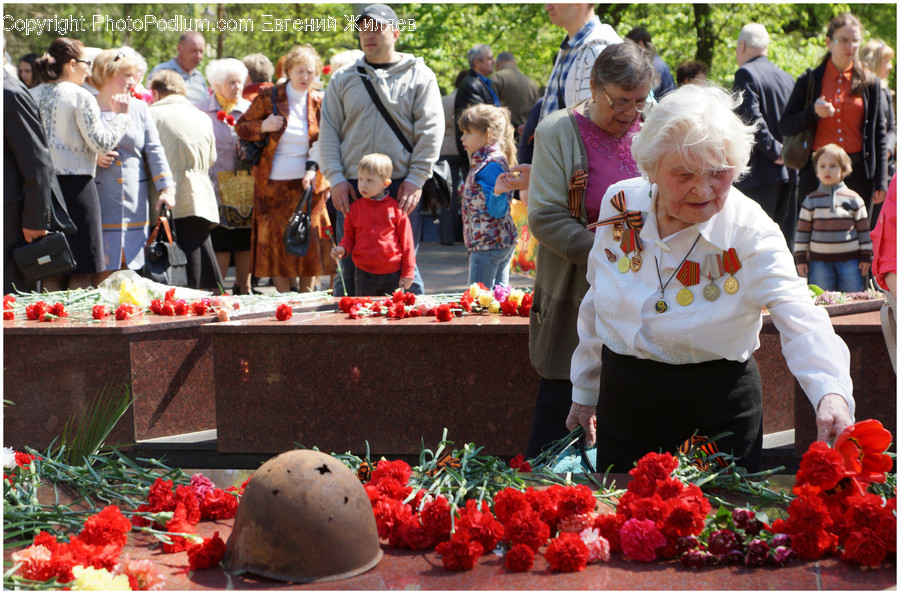 Human, People, Person, Market, Blossom