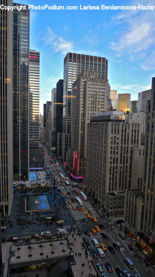 City, Downtown, Metropolis, Urban, Building, High Rise, Construction