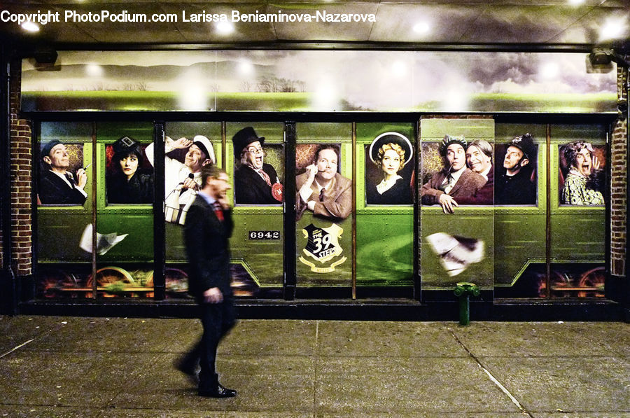 People, Person, Human, Subway, Train, Train Station, Vehicle