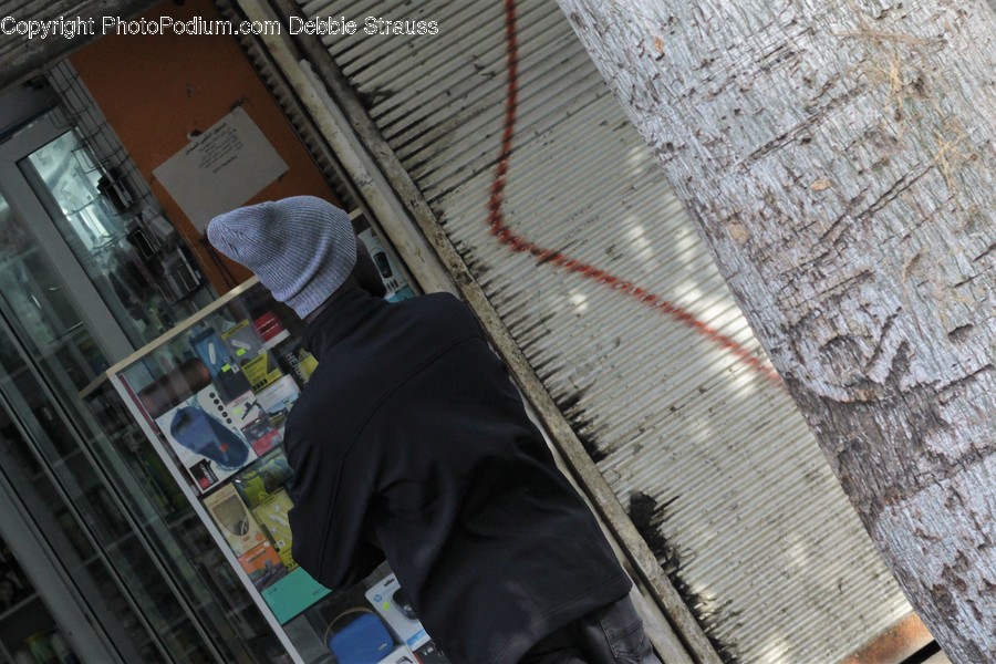Shop, Poster, Lighting, Urban
