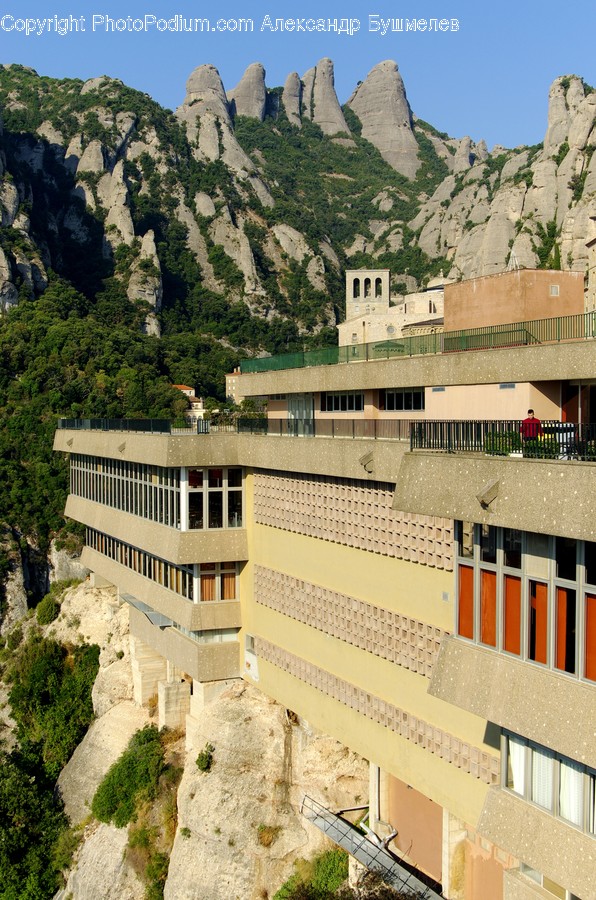 Architecture, Building, Housing, Monastery, Flora