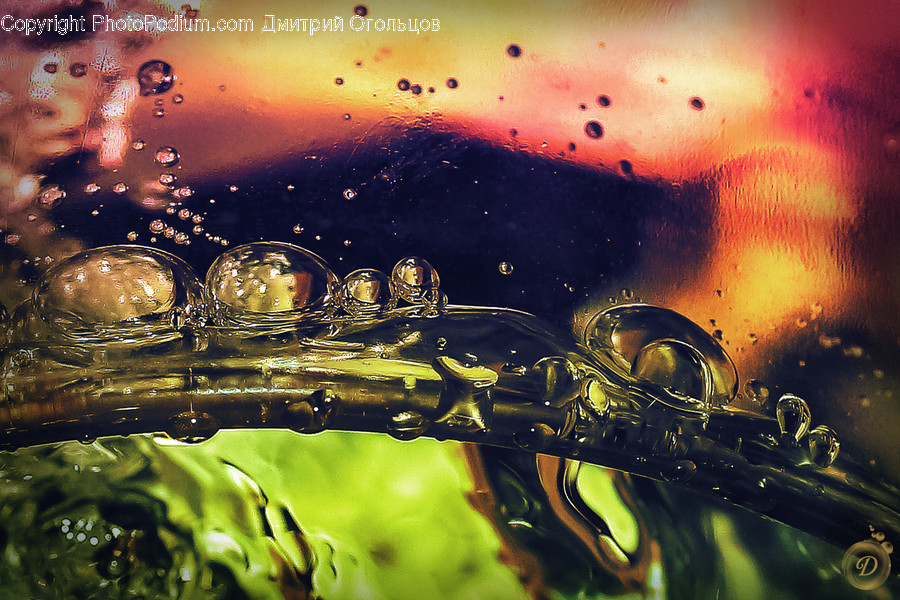 Bubble, Droplet, Water