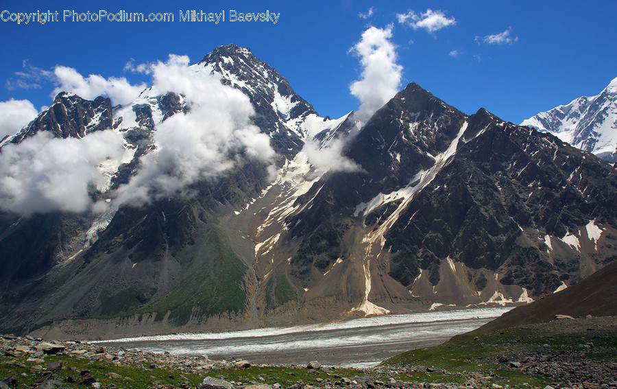 Glacier, Ice, Mountain, Nature, Outdoors
