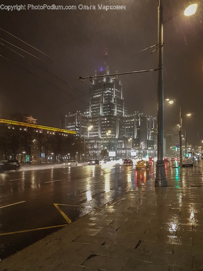 Building, City, Town, Urban, Path