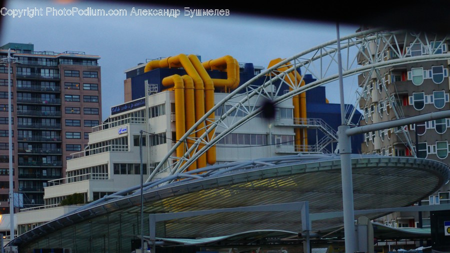 Spiral, Building, Housing, Urban, Architecture